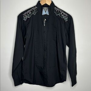 Vintage Wrangler beaded button up shirt